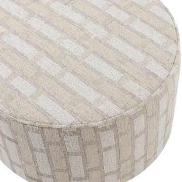 Puff Sarli 60 cm Rund - Natur/Beige - Möbler - Vardagsrum - Stolar & sittmöbler - Sittpuff