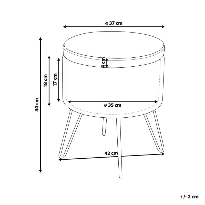 Puff Silas - Grön - Möbler - Vardagsrum - Stolar & sittmöbler - Sittpuff