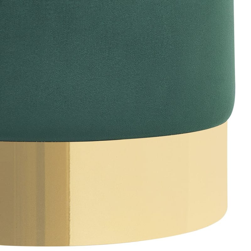 Puff Sophia - Grönt, guld - Möbler - Vardagsrum - Stolar & sittmöbler - Sittpuff