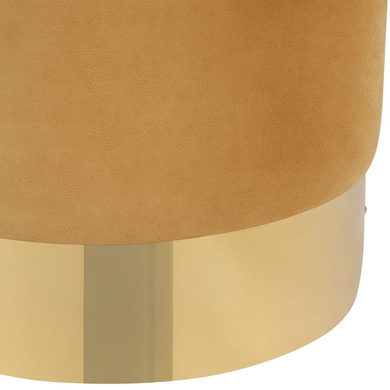 Puff Sophia - Gul, Guld - Möbler - Vardagsrum - Stolar & sittmöbler - Sittpuff