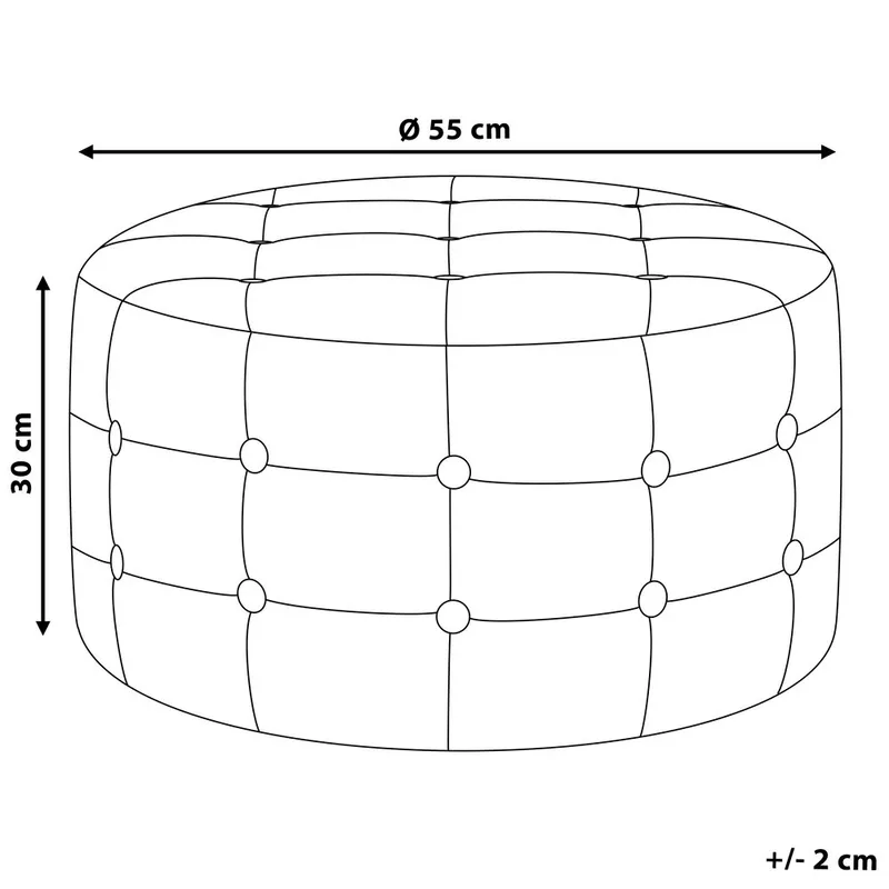Puff Tampa - Svart - Möbler - Vardagsrum - Stolar & sittmöbler - Sittpuff