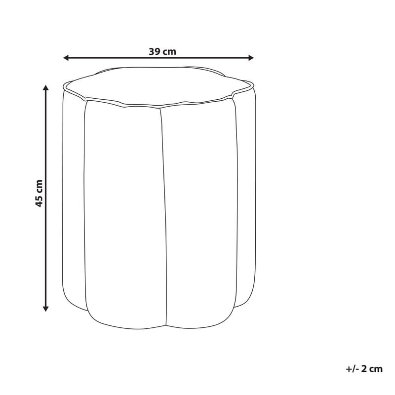 Puff Tappen - Beige - Möbler - Vardagsrum - Stolar & sittmöbler - Sittpuff