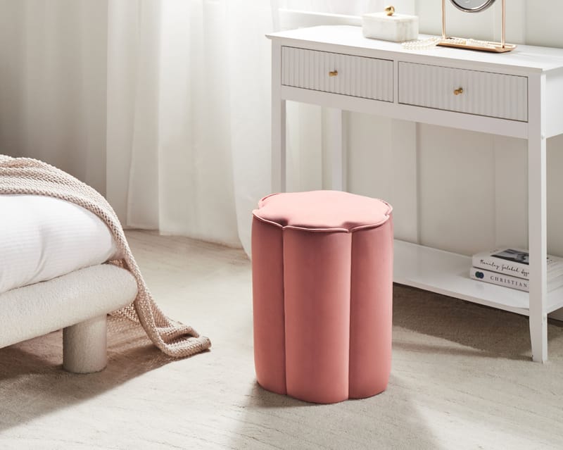 Puff Tappen - Rosa - Möbler - Vardagsrum - Stolar & sittmöbler - Sittpuff