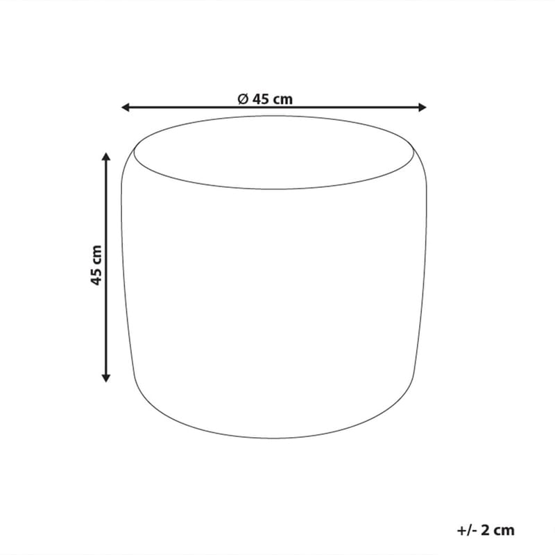 Puff Thakot - Beige - Möbler - Vardagsrum - Stolar & sittmöbler - Sittpuff
