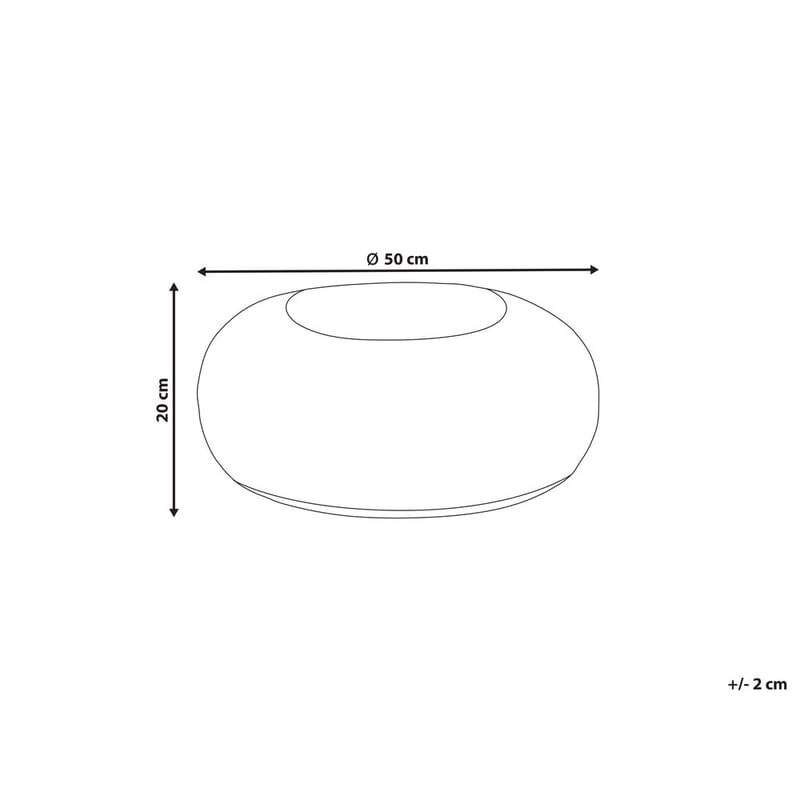 Puff Tifelt - Beige - Möbler - Vardagsrum - Stolar & sittmöbler - Sittpuff