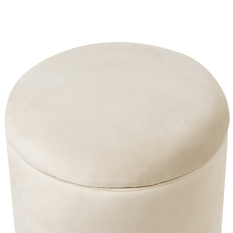 Puff Wenona - Ljusbeige - Möbler - Vardagsrum - Stolar & sittmöbler - Sittpuff