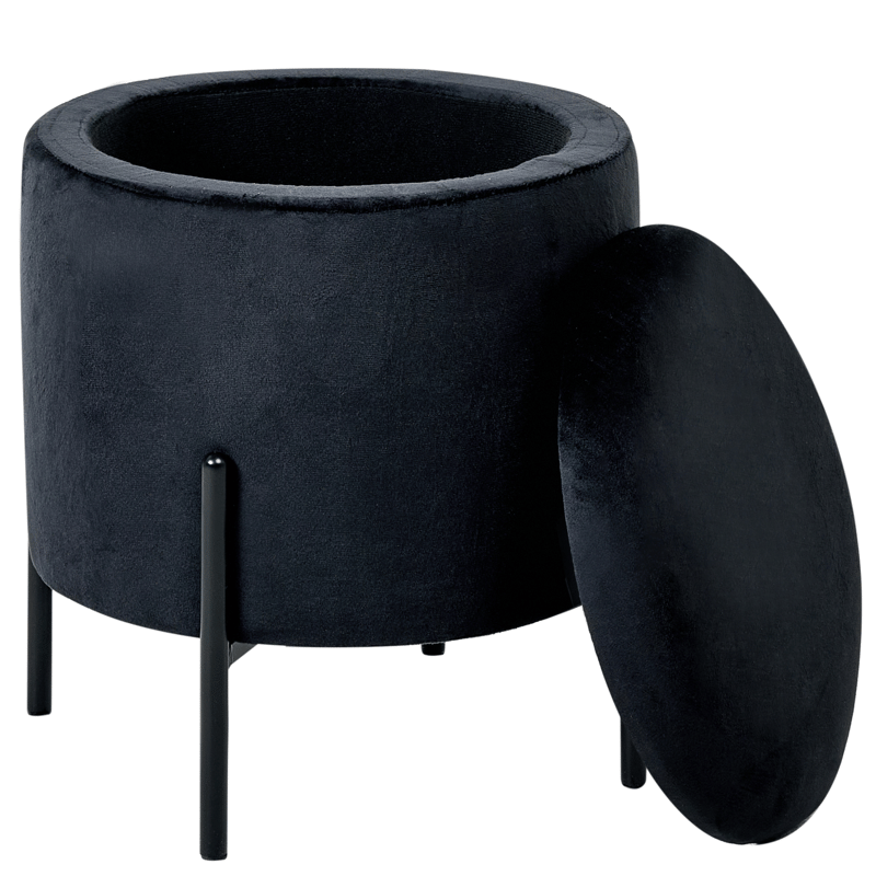 Puff Wenona - Svart - Möbler - Vardagsrum - Stolar & sittmöbler - Sittpuff