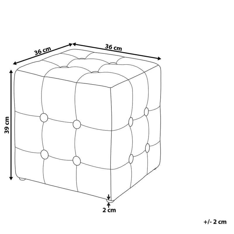Puff Wisconsin - Rosa - Möbler - Vardagsrum - Stolar & sittmöbler - Sittpuff