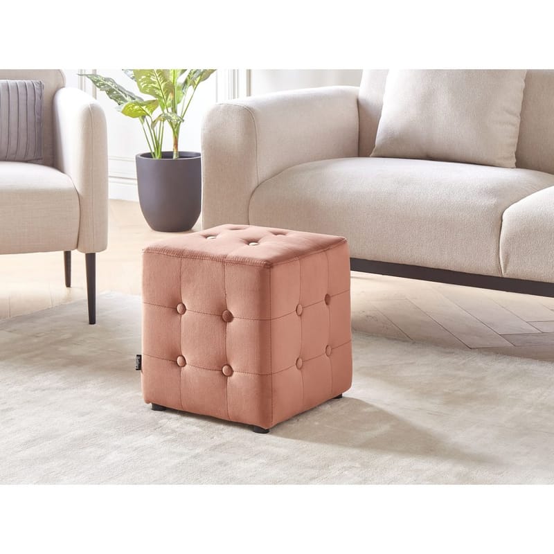 Puff Wisconsin - Rosa - Möbler - Vardagsrum - Stolar & sittmöbler - Sittpuff