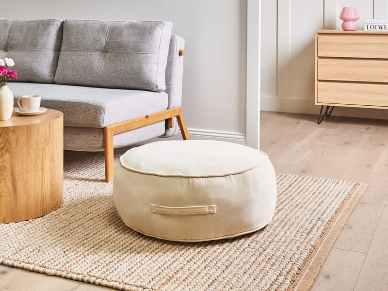 Puff Yulle - Ljusbeige - Möbler - Vardagsrum - Stolar & sittmöbler - Sittpuff