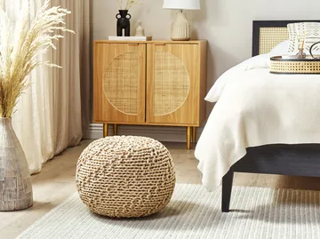 Puff Priene - Beige - Möbler - Vardagsrum - Stolar & sittmöbler - Sittpuff