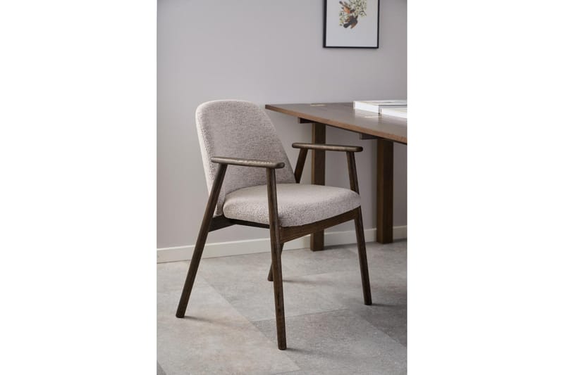 Reciclar Matstol - Mörkbrun/Greige - Möbler - Vardagsrum - Stolar & sittmöbler - Karmstolar