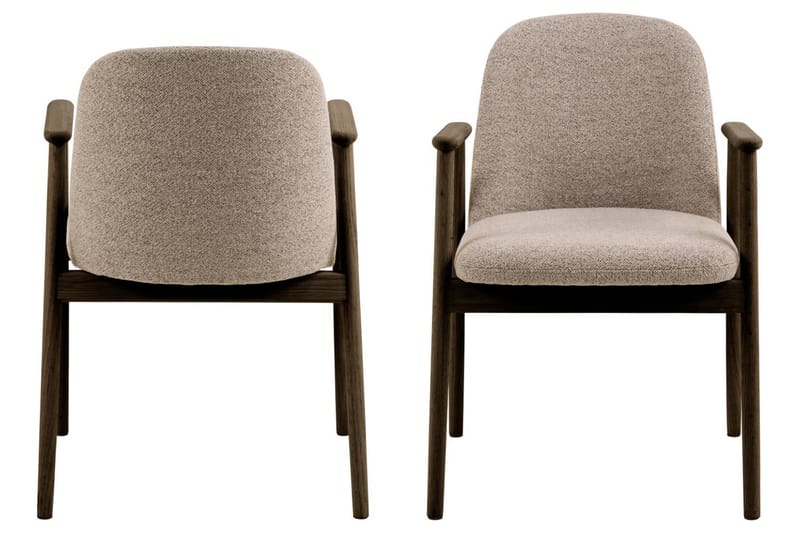 Reciclar Matstol - Mörkbrun/Greige - Möbler - Vardagsrum - Stolar & sittmöbler - Karmstolar