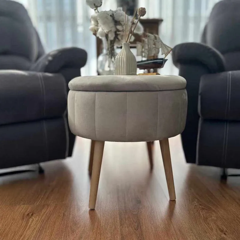 Retzow Sittpuff med förvaring 45 cm - Möbler - Vardagsrum - Stolar & sittmöbler - Sittpuff