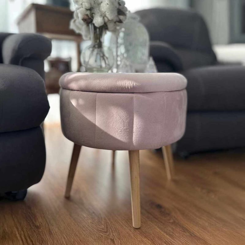 Retzow Sittpuff med förvaring 45 cm - Möbler - Vardagsrum - Stolar & sittmöbler - Sittpuff