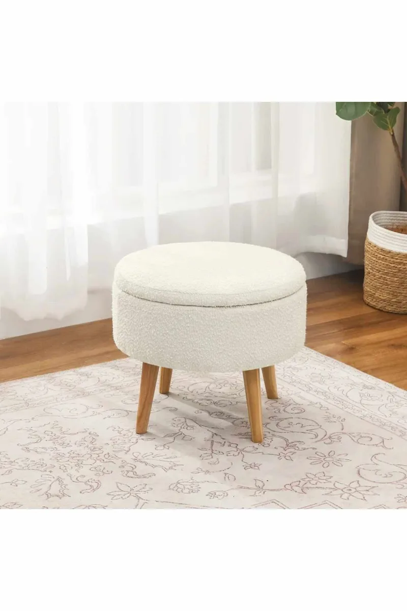 Retzow Sittpuff med förvaring 45 cm - Möbler - Vardagsrum - Stolar & sittmöbler - Sittpuff
