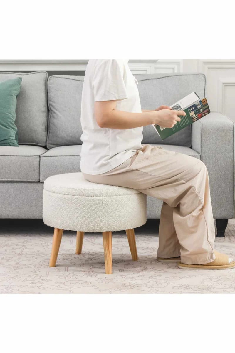 Retzow Sittpuff med förvaring 45 cm - Möbler - Vardagsrum - Stolar & sittmöbler - Sittpuff