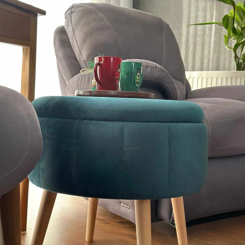 Retzow Sittpuff med förvaring 45 cm - Möbler - Vardagsrum - Stolar & sittmöbler - Sittpuff