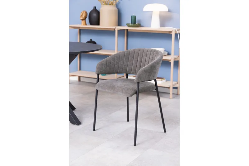 Sanno Karmstol - Grå - Möbler - Vardagsrum - Stolar & sittmöbler - Karmstolar