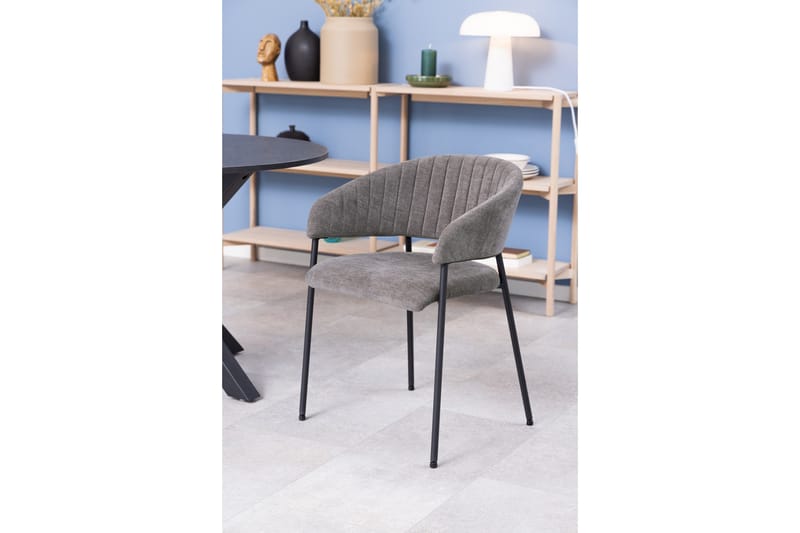 Sanno Karmstol - Grå - Möbler - Vardagsrum - Stolar & sittmöbler - Karmstolar