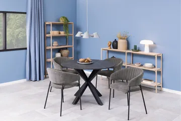 Sanno Karmstol - Grå - Möbler - Vardagsrum - Stolar & sittmöbler - Karmstolar