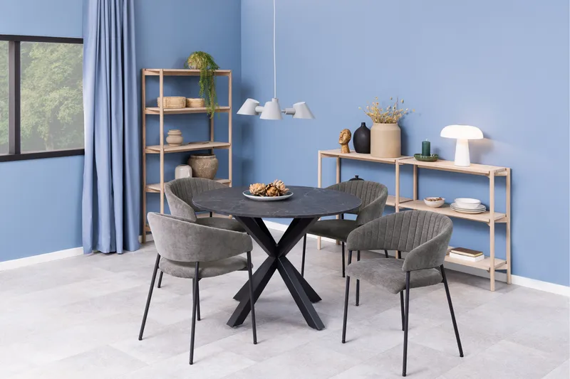 Sanno Karmstol - Grå - Möbler - Vardagsrum - Stolar & sittmöbler - Karmstolar