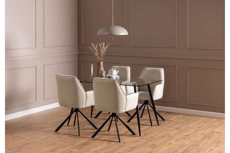 Sapana Karmstol - Beige - Möbler - Vardagsrum - Stolar & sittmöbler - Karmstolar