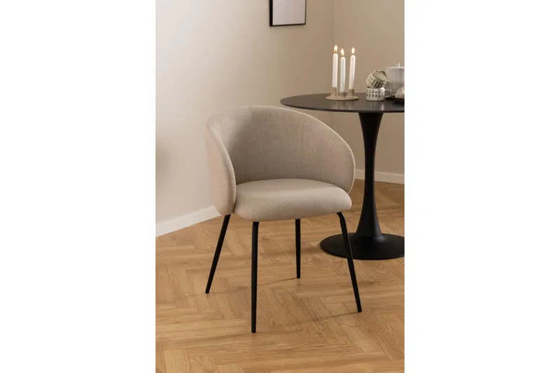 Sarad Karmstol - Beige - Möbler - Vardagsrum - Stolar & sittmöbler - Karmstolar