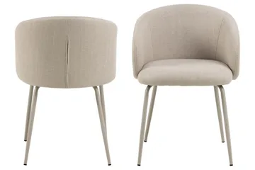 Sarad Karmstol - Beige - Möbler - Vardagsrum - Stolar & sittmöbler - Karmstolar
