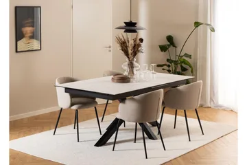 Sarad Karmstol - Beige - Möbler - Vardagsrum - Stolar & sittmöbler - Karmstolar