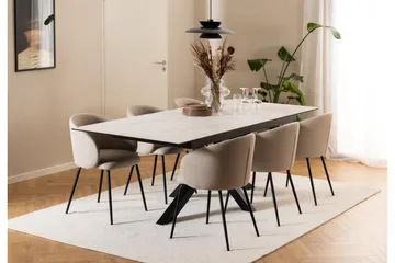 Sarad Karmstol - Beige - Möbler - Vardagsrum - Stolar & sittmöbler - Karmstolar