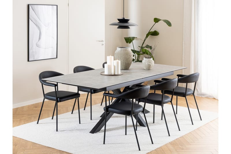 Sardo Karmstol - Svart - Möbler - Vardagsrum - Stolar & sittmöbler - Karmstolar