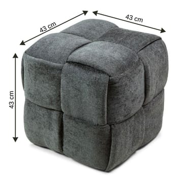 Senora Sittpuff 43 cm - Grå - Möbler - Vardagsrum - Stolar & sittmöbler - Sittpuff