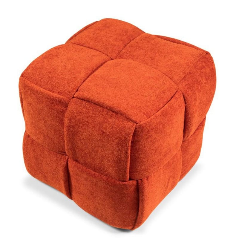 Senora Sittpuff 43 cm - Orange - Möbler - Vardagsrum - Stolar & sittmöbler - Sittpuff