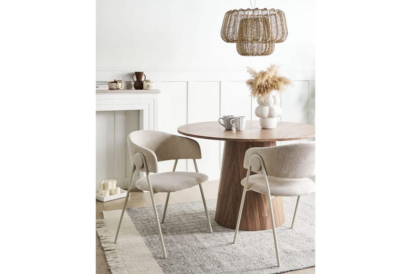 Set med 2 matstolar Alanson - Möbler - Vardagsrum - Stolar & sittmöbler - Karmstolar