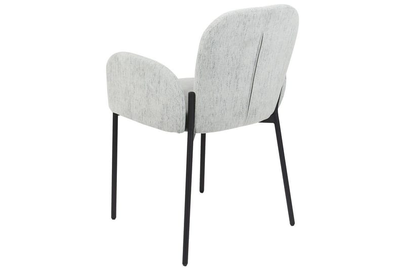 Set med 2 matstolar Albee - Mintgrön, Svart - Möbler - Vardagsrum - Stolar & sittmöbler - Karmstolar