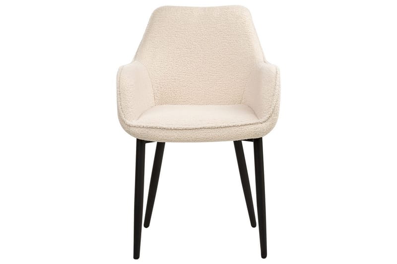 Set med 2 matstolar Alden - Beige, svart - Möbler - Vardagsrum - Stolar & sittmöbler - Karmstolar