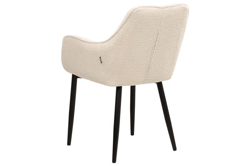 Set med 2 matstolar Alden - Beige, svart - Möbler - Vardagsrum - Stolar & sittmöbler - Karmstolar