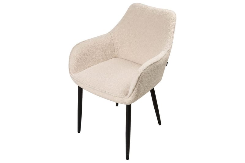 Set med 2 matstolar Alden - Beige, svart - Möbler - Vardagsrum - Stolar & sittmöbler - Karmstolar