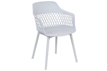 Set med 2 matstolar Almira - Grå - Möbler - Vardagsrum - Stolar & sittmöbler - Karmstolar