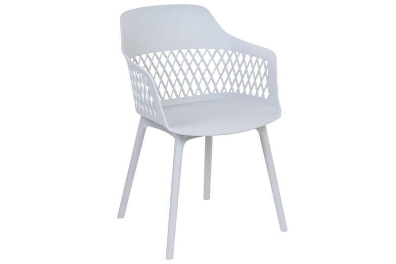 Set med 2 matstolar Almira - Grå - Möbler - Vardagsrum - Stolar & sittmöbler - Karmstolar