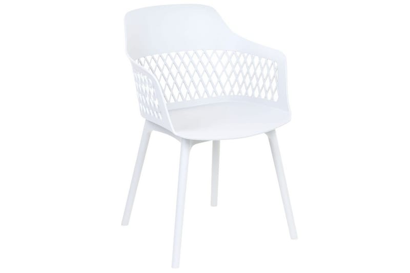 Set med 2 matstolar Almira - Vit - Möbler - Vardagsrum - Stolar & sittmöbler - Karmstolar