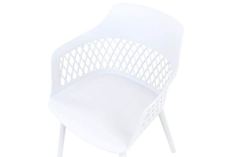Set med 2 matstolar Almira - Vit - Möbler - Vardagsrum - Stolar & sittmöbler - Karmstolar