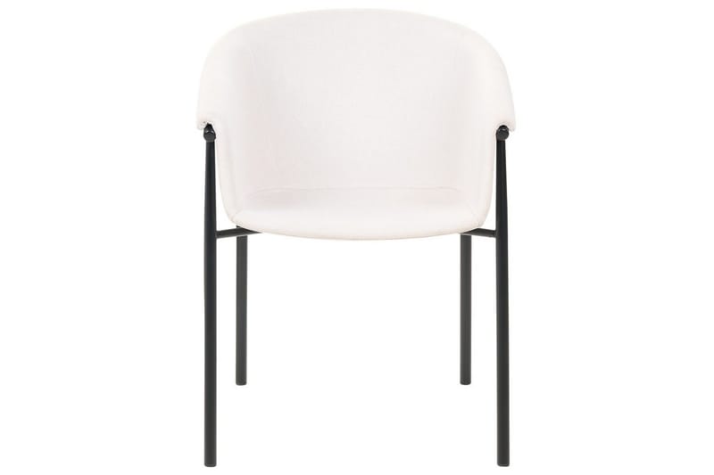Set med 2 matstolar Ames - Beige, svart - Möbler - Vardagsrum - Stolar & sittmöbler - Karmstolar