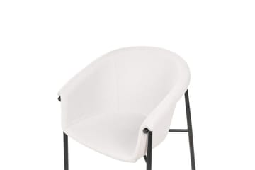 Set med 2 matstolar Ames - Beige, svart - Möbler - Vardagsrum - Stolar & sittmöbler - Karmstolar