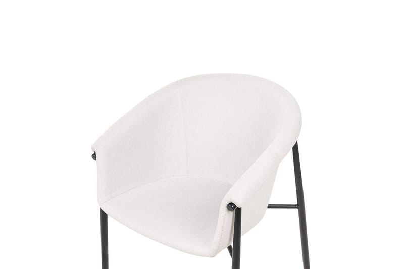 Set med 2 matstolar Ames - Beige, svart - Möbler - Vardagsrum - Stolar & sittmöbler - Karmstolar