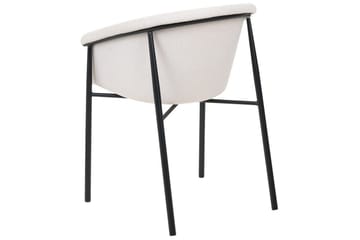 Set med 2 matstolar Ames - Beige, svart - Möbler - Vardagsrum - Stolar & sittmöbler - Karmstolar