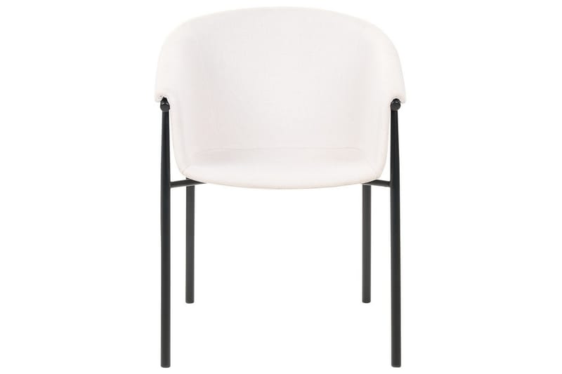 Set med 2 matstolar Ames - Beige, svart - Möbler - Vardagsrum - Stolar & sittmöbler - Karmstolar