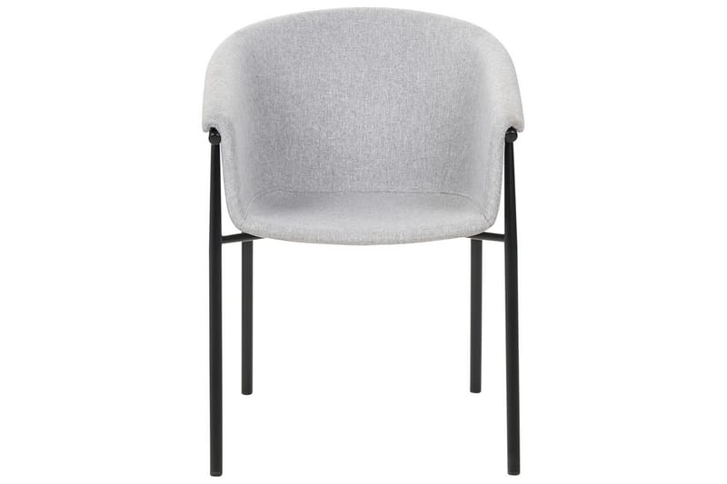 Set med 2 matstolar Ames - Grå, svart - Möbler - Vardagsrum - Stolar & sittmöbler - Karmstolar