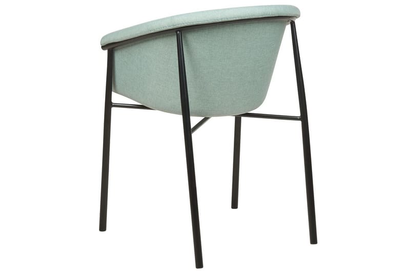 Set med 2 matstolar Ames - Grön, Svart - Möbler - Vardagsrum - Stolar & sittmöbler - Karmstolar